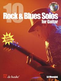 10 Rock & Blues Solos for Guitar - Mit optionalen Stimmen für Rhytmusgitarre, Bassgitarre und Schlagzeug